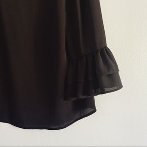 Vintage Tops - Collard blouse with flare sleeves Vintage Tops - Collard blouse with flare sleeves